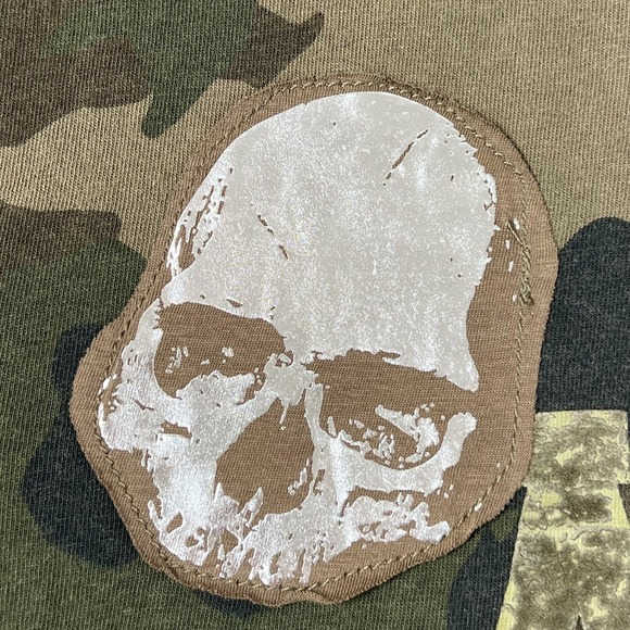 Triple Five Soul T-Shirt 100% Cotton Embroidered Camouflage Men's Size M VTG NWT - Picture 6 of 16